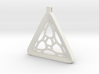 Surround ::: Triangle Pendant ::: v.01 3d printed 