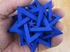 Five Tetrahedra Plus 3d printed In hand, showing size.