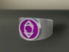 Indigo Tribe Compassion GL Ring (Sz's 5-15) 3d printed Custom Enameled