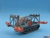 HO/1:87 Crawler Carrier pipes transporter kit 3d printed [en]Painted & assembled [de]Bemalt und gebaut