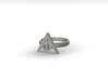 Harry Potter Deathly Hallows Ring 3d printed rendered view