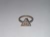 Harry Potter Deathly Hallows Ring 3d printed printed, unpolished