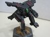 Mecha- Crusher LAM AirMech Pose 2 (1/285th) 3d printed Painted by Devin Ramsey (Sumaire) in 'Dreadnought BattleCorps' colors for use in Battletech tabletop wargaming