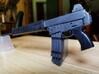 AR-18 with removeable double clip 1:4 scale 3d printed AR-18 model in frosted ultra detail, hand painted.  Size shown is 1:4 scale. 