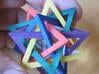 Five Tetrahedra Small 3d printed Five color version.