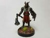 Tiefling Paladin (Modular) 3d printed Painted with acrylic paints and mounted on a 1 inch base.