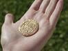 Uncharted: Spanish Gold Coin 3d printed Just showing the size of the coin in relation to my hand