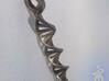 DNA  Pendant in 3D printed stainless steel 3d printed 3