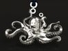 Octopus pendant 3d printed 