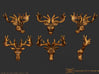 Mistletoe Reindeer Pendant/ Ornament 3d printed detail