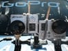GoPro HERO 3+ 3D System: Wider Lens Separation  3d printed After 15 hours of racing (Zip-ties optional)