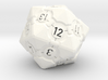 Spindown Companion Cube D20 - Portal Dice 3d printed 
