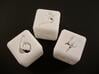 Hollow #'d Dice 3d printed Close-up to show detail