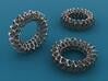 Wormwheel bracelet 3d printed Stainless Steel render