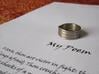 Make your own text / message / poem Ring 3d printed The Sonnet ring