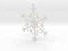 Organic Snowflake Ornament - Estonia 3d printed 