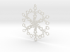 Organic Snowflake Ornament - Switzerland 3d printed 