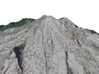 Mount Rainier Map: 8"x8" 3d printed 