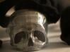 Skull Ring US 11 3d printed stainless steel skull ring