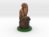 Owl on a Trunk Chainsaw Carving Figurine 3d printed 