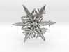 Snowflake pendent 3d printed 