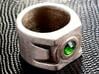 Green Lantern Ring 16.8mm 3d printed Printed ring with crystal
