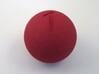 D1 Sphere Dice - one-sided dice 3d printed In Red Strong and Flexible