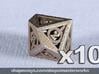 Deathly Hallows 10d10 Set 3d printed Stainless Steel