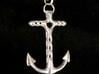 anchor 3d printed photo silver glossy