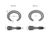 black parametrical cuff bracelet geometrical desig 3d printed measurement parametrical cuff braclet