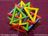 Triangle Jumble 3d printed color sandstone print