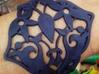 Alhambra cuff bracelet by The Decahedralist 3d printed In black strong & flexble
