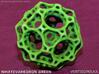 Whatevahedron green 3d printed color sandstone print