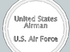 U.S. Airman Pendant 3d printed Front