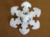 Snowflake D6 3d printed Numbers hand-inked.  Current version.
