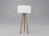 1:12 Lamp wooden legs 1 3d printed 1:12 miniatuur lamp houten poten 1 - wit