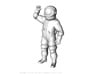 Generic Astronauts Set / 1:72 3d printed Salut position