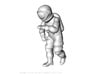 Generic Astronauts Set / 1:72 3d printed Leader climbing position