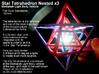 Sacred Geometry: 3 Merkabah StarTetrahedron Nest 3d printed Star Tetrahedron Sacred Geometry merkabah