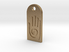Tag Native American Hand size normal 3d printed 