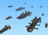 Triple Empire Fleet 1:600 (11 Ships) 3d printed Render