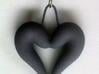 Heart 3 3d printed Heart shaped pendant