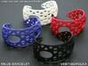 Snub Bracelet 3d printed white & color strong and flexible