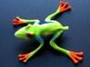 Jumping Tree Frog 3d printed I colored the print with markers.