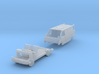 Renault Trafic T800 with open doors (N 1:160) 3d printed 