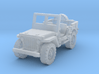 Jeep Willys scale 1/160 3d printed 