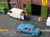 SET Renault Trafic T800 with delivery man (TT) 3d printed 