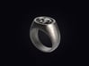 Black Mana Ring 3d printed 3D visualization of the ring in Stainless Steel
