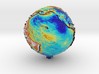Earth Gravity Gradient Globe (GRACE dataset) 3d printed 