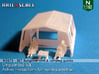 SET Bungalow tent with camping guests (N 1:160) 3d printed 